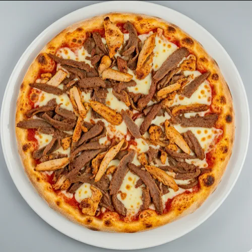 Chicken & Doner Pizza 