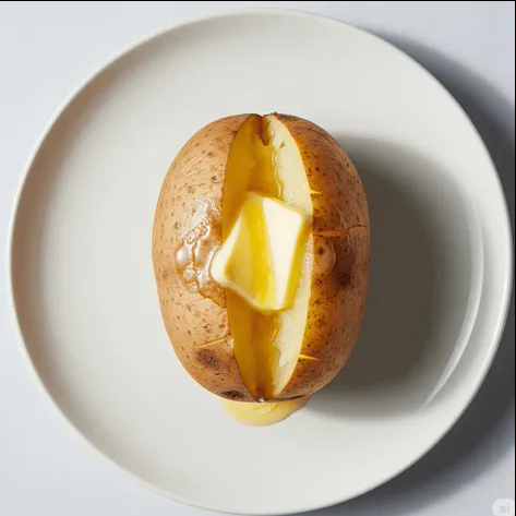Baked Potato With Butter 
