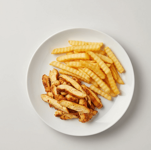 Chicken Shawarma With Chips 
