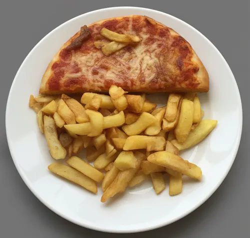 Fried 1/2 Pizza 