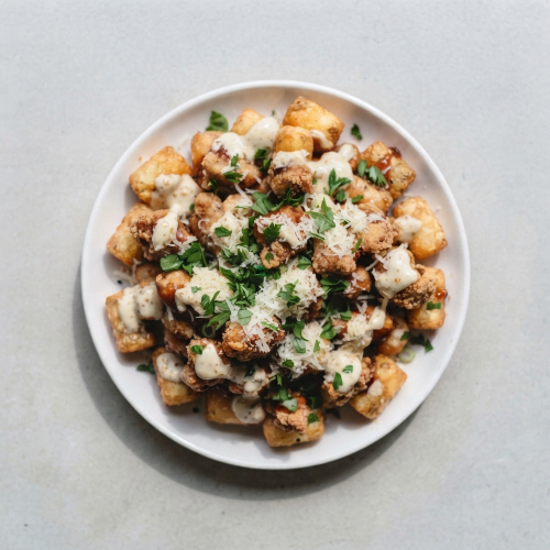 Garlic & Parm Loaded Tots 