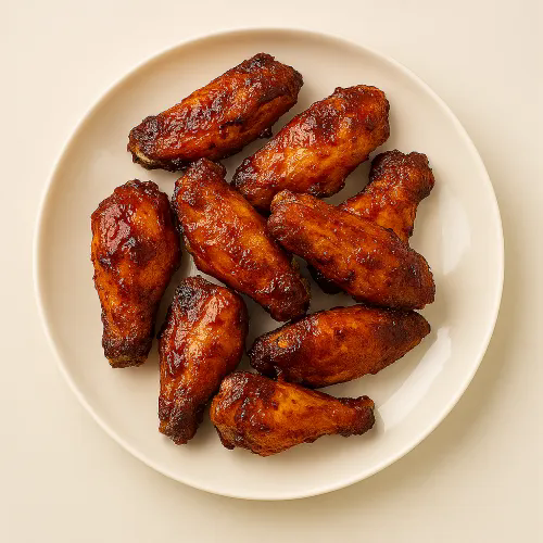 Chicken Wings With Bbq Style Sauce 