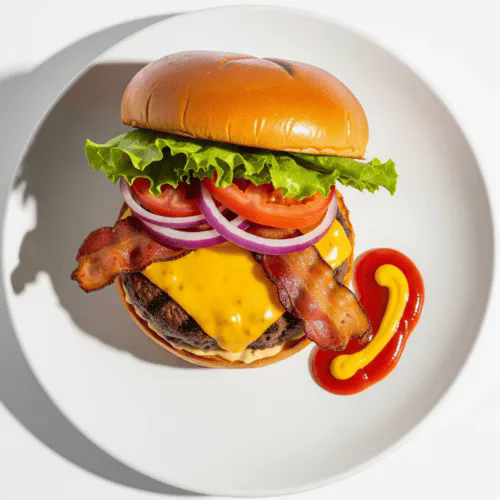 Chicken Burger With Bacon 