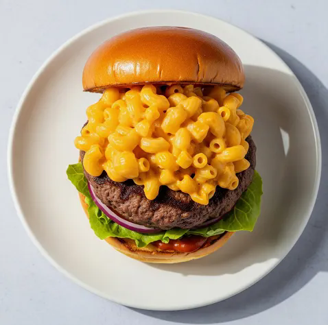 Gourmet Mac 'n' Cheese Burger 